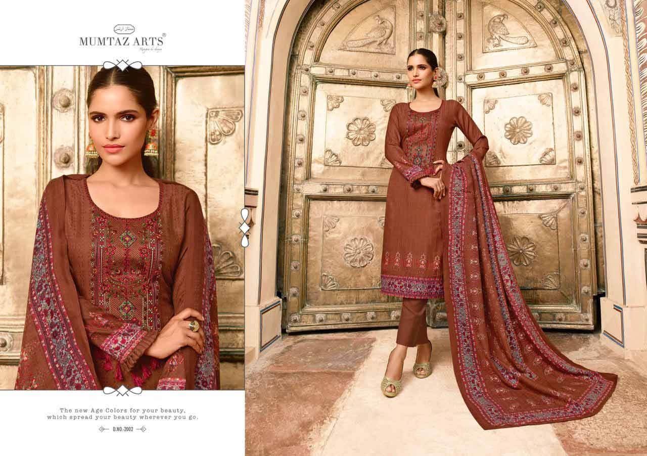 Mumtaz Art Cashmere Vol 1 Karachi Work Suit Mumtaz Art Cashmere Vol 1 Karachi Work Suit